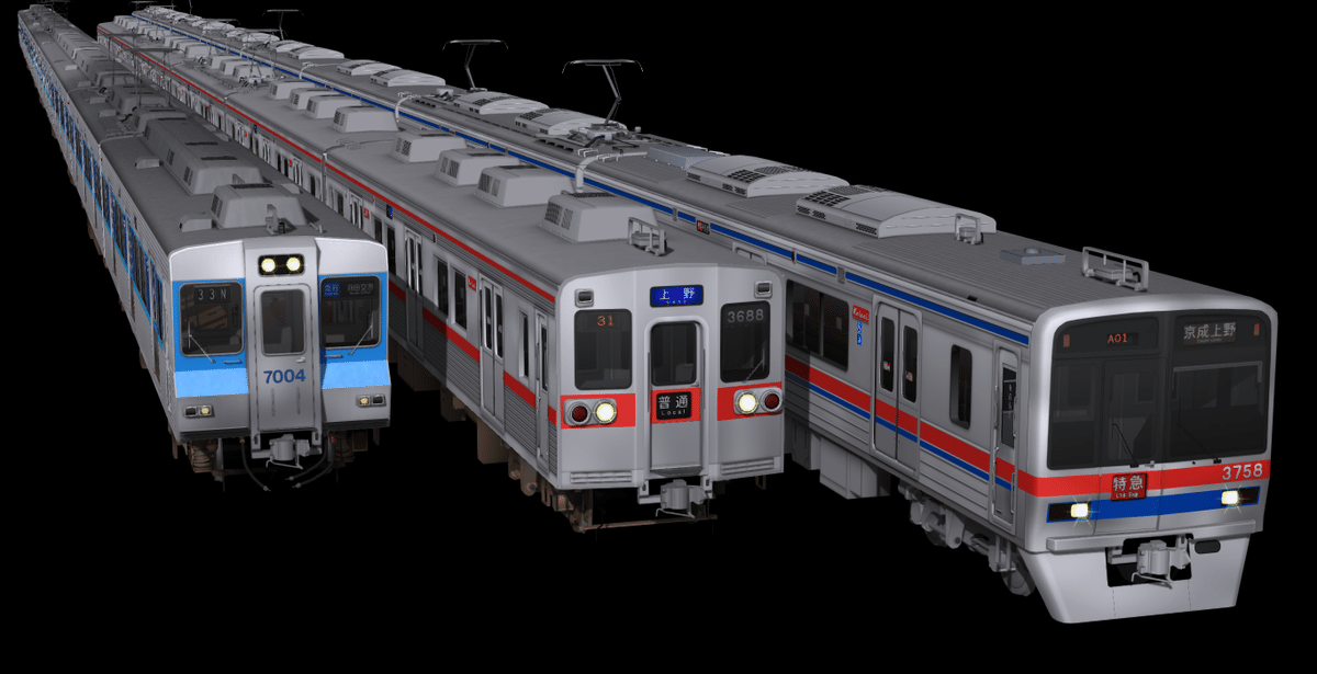 Railsim】北総7000形 北総線 新鎌ヶ谷～西白井駅間モジュール