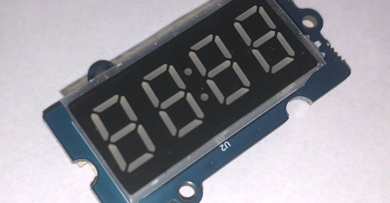 Raspberry Pi で4-Digit Displayを表示|tamadasoft