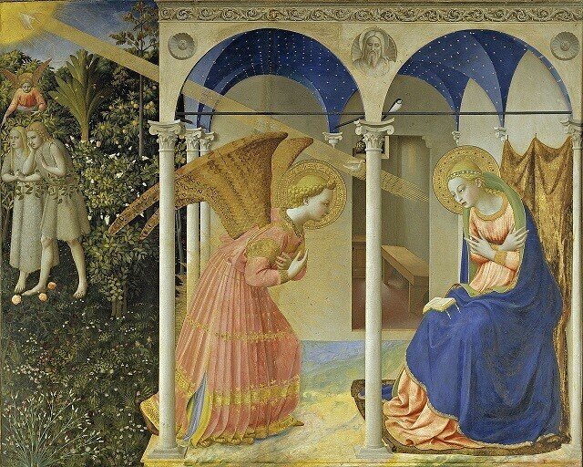 Annunciation　受胎告知　Fra Angelico フラ・アンジェリコ