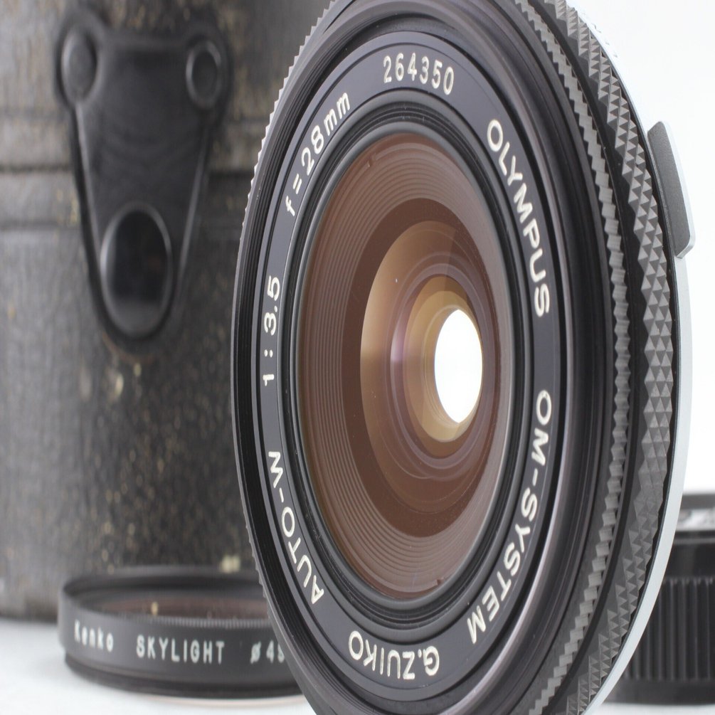 OLYMPUS OM-SYSTEM 28mm F/3.5の分解｜フィルムカメラ修理のアクアカメラ