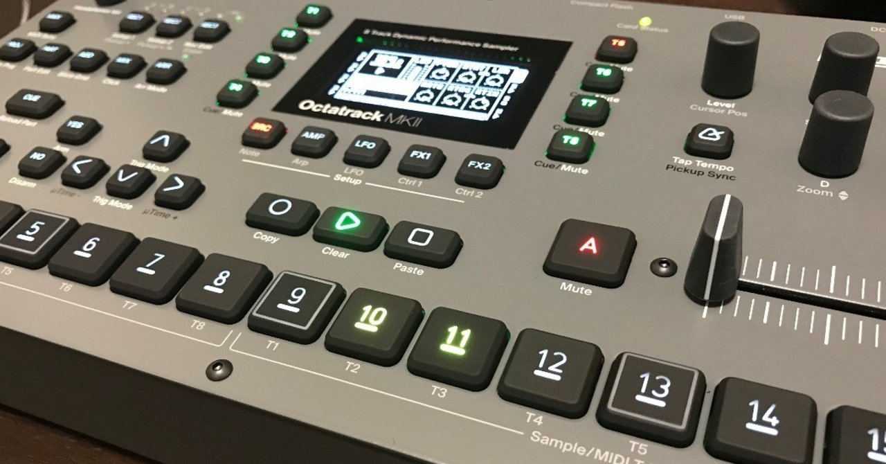 Octatrack を てにいれた 不時着 Note
