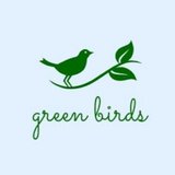 green birds