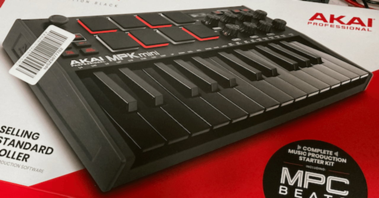DTM初心者がAKAI MPK mini mk3を購入して約1年間使ってみて感じたこと
