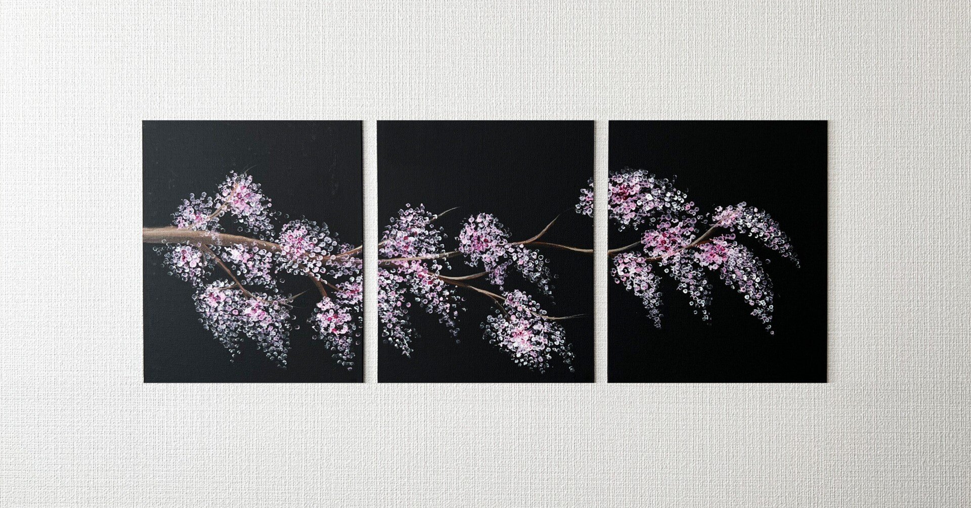 『花の木』F 6キャンバス　アクリル絵の具 花の木』F 6キャンバス アクリル絵の具 花の木』F 6キャンバス