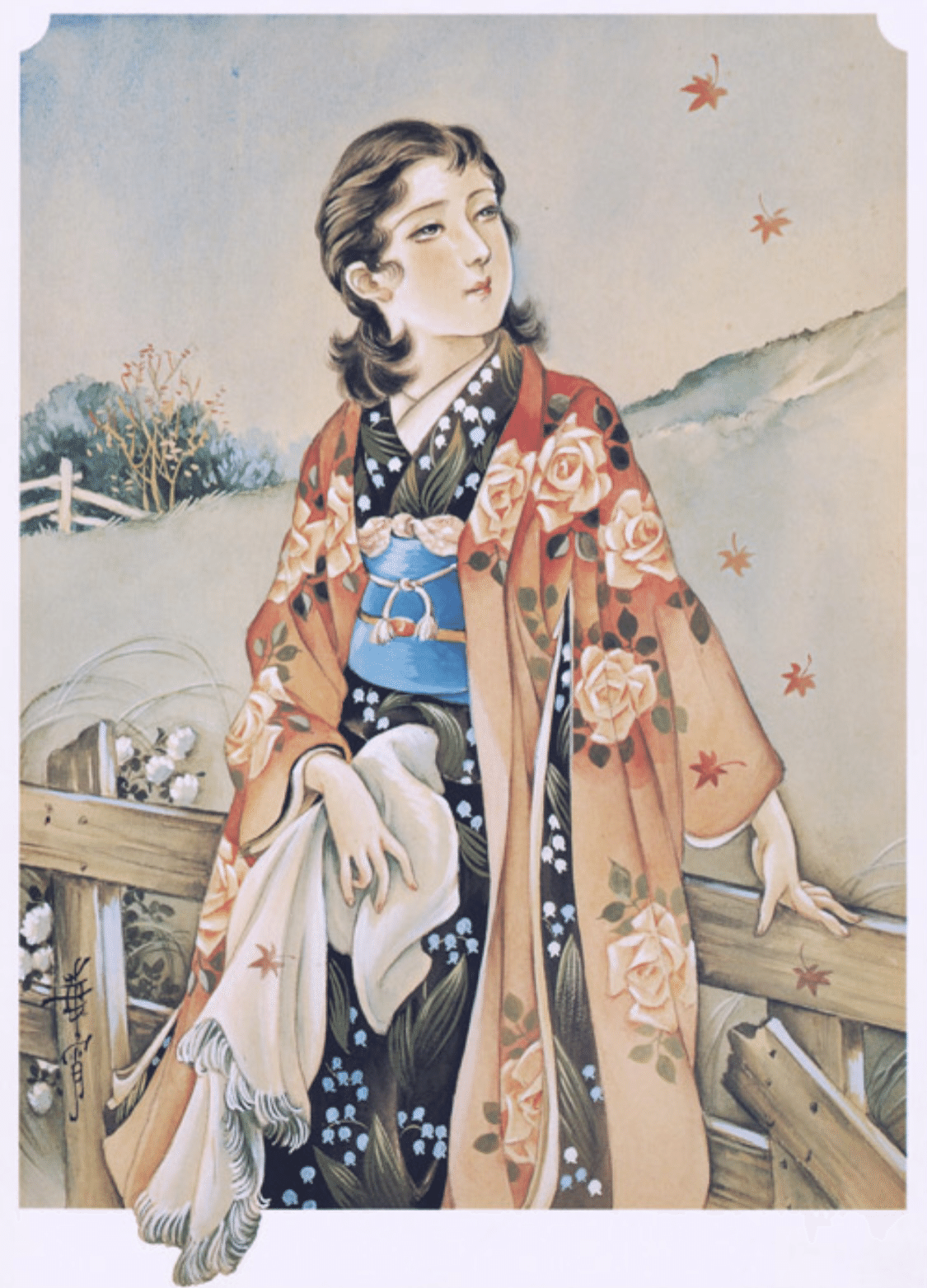 浪漫のひと（美人画・A2サイズ） 浪漫のひと（美人画・A2サイズ）