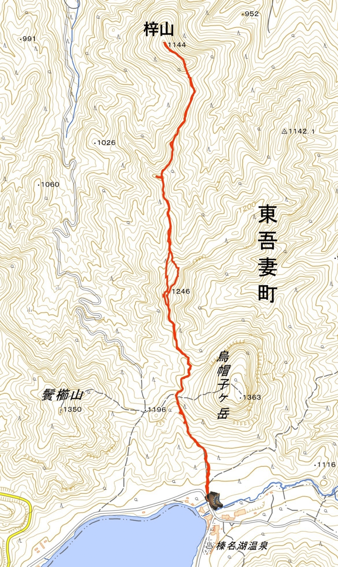 榛名山に登ろう 梓山 Takeshi Hatori Note