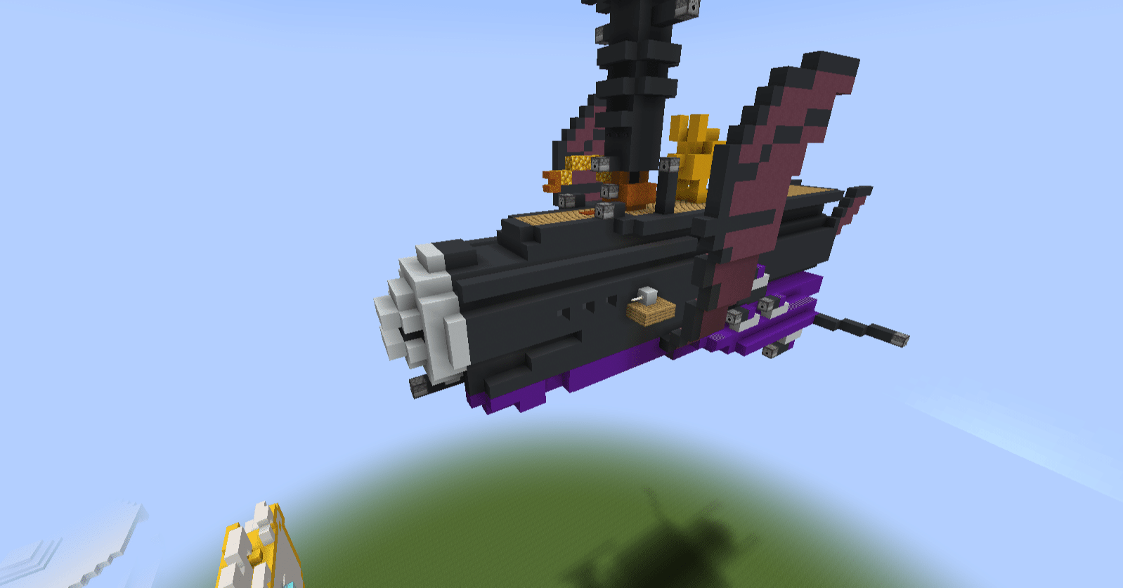 Minecraftで戦艦ハルバード作ってみた ちょこみんと Note