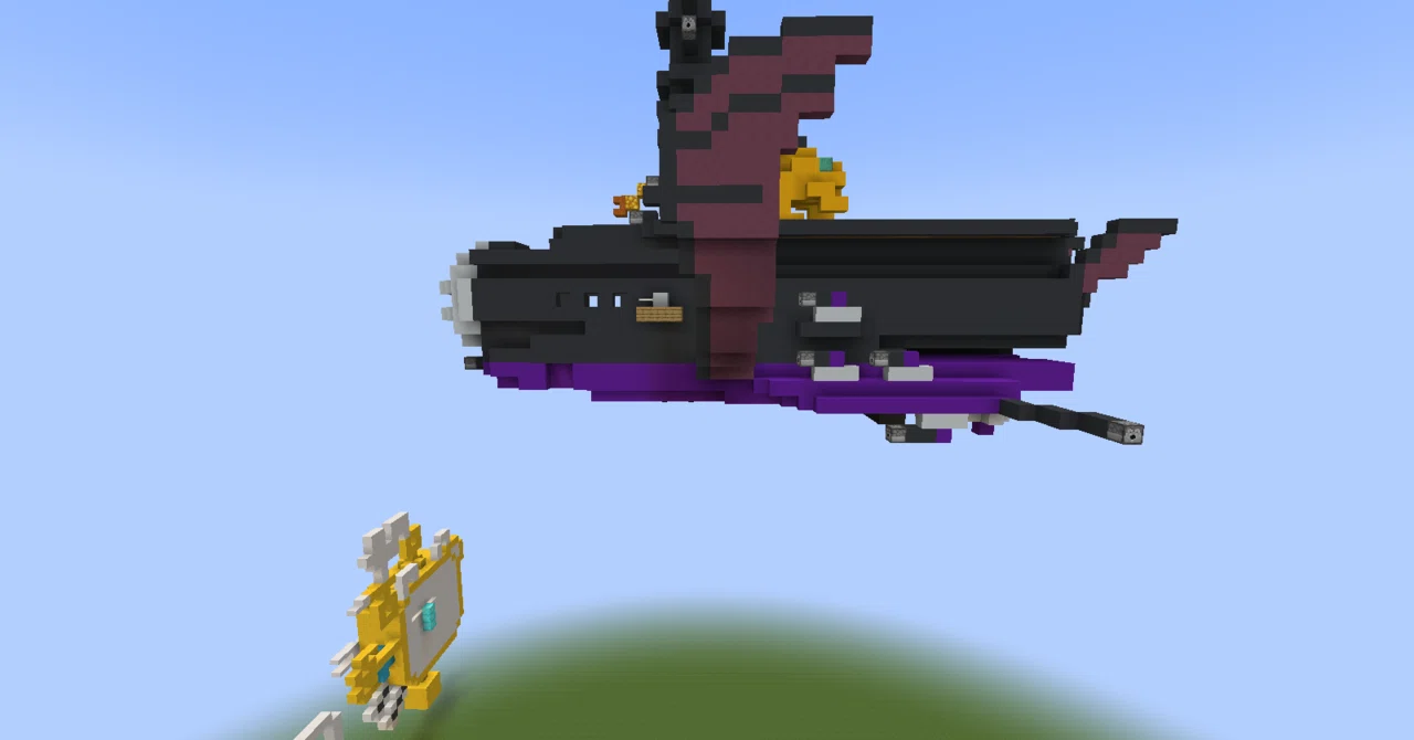 Minecraftで戦艦ハルバード作ってみた ちょこみんと Note