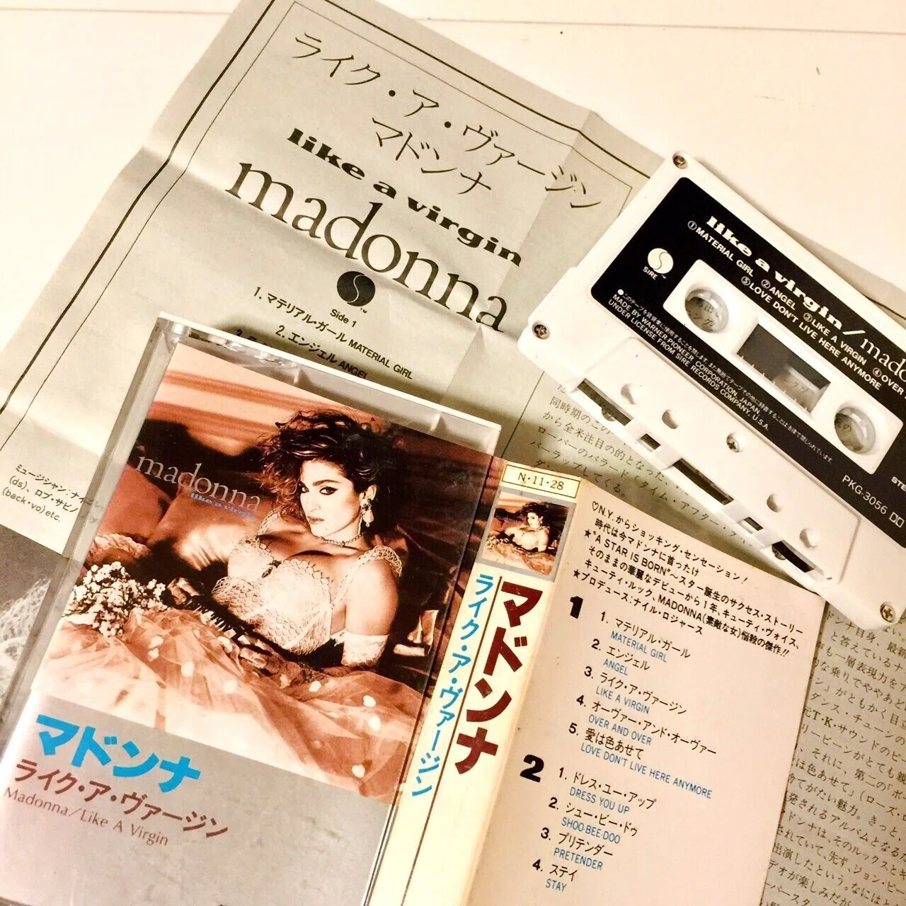 マドンナ MADONNA LIVE TO.like virgin カセットテープ カセットテープ 