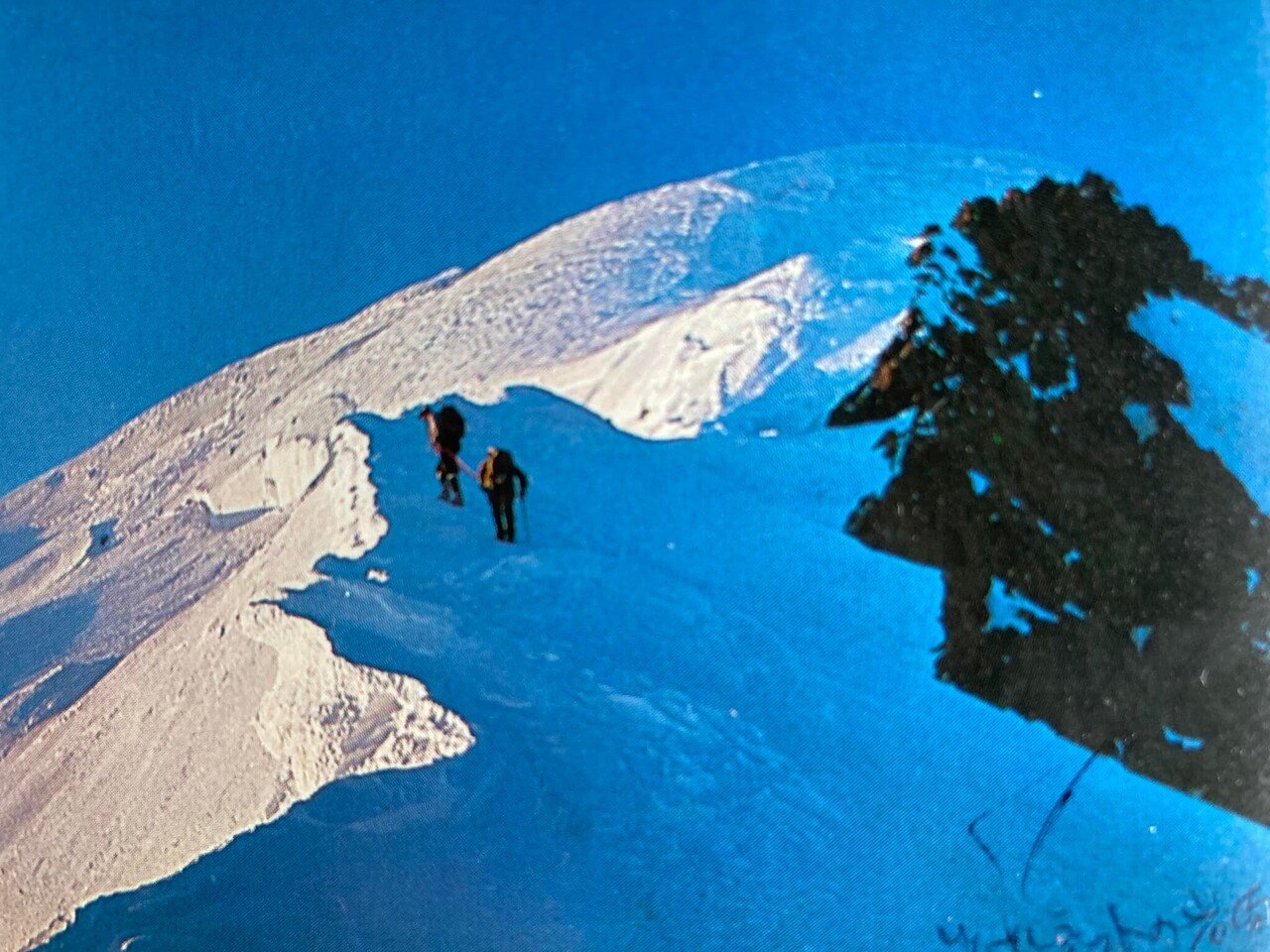 1976年ヨーロッパ山旅㏌よっちゃんモンブラン山頂に立つ｜させぼ山酔