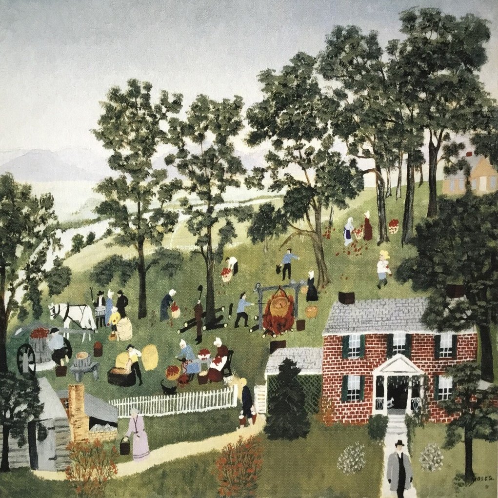 私の人生は、よく働いた一日のようなもの グランマ・モーゼス展