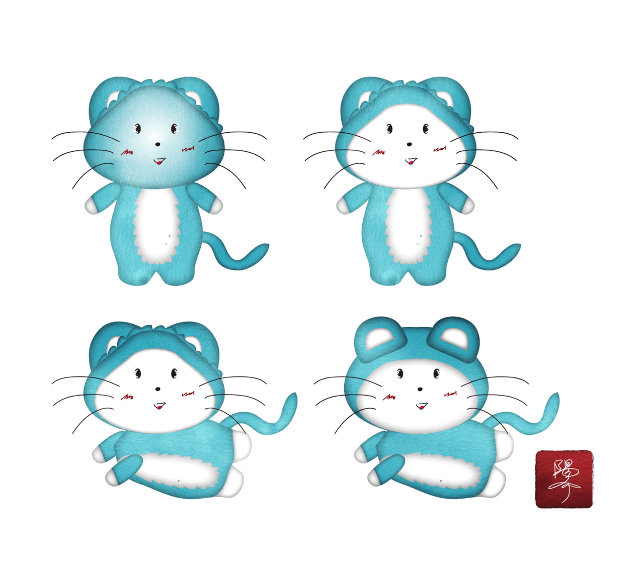 猫のキャラクター Oekaki6643 Note