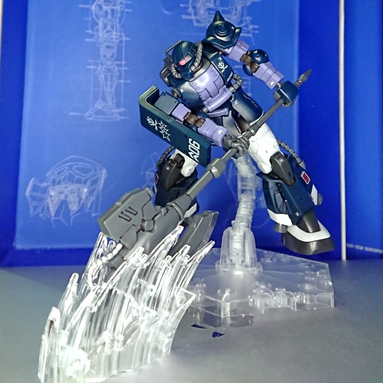 2021.02.20 HG MS-06R-1A 高機動型ザクII（オルテガ専用機