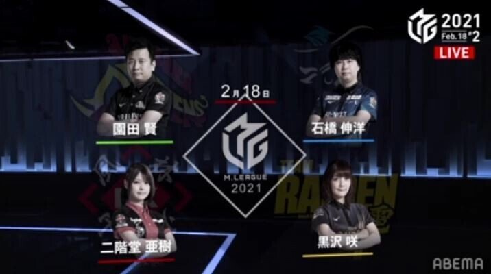 二階堂亜樹 Vs 石橋伸洋 黒いデジタル 字牌は恋人 Note