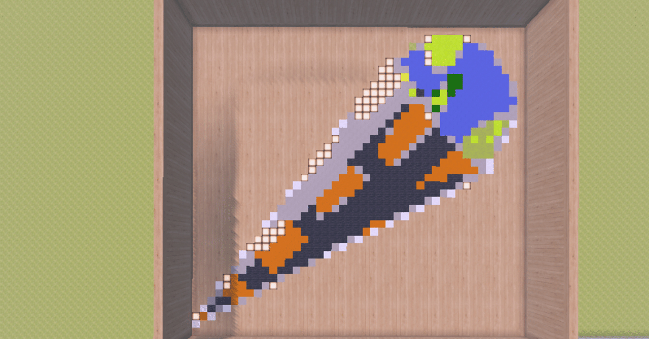 Minecraftで簡単にドット絵を作る方法 ちょこみんと Note