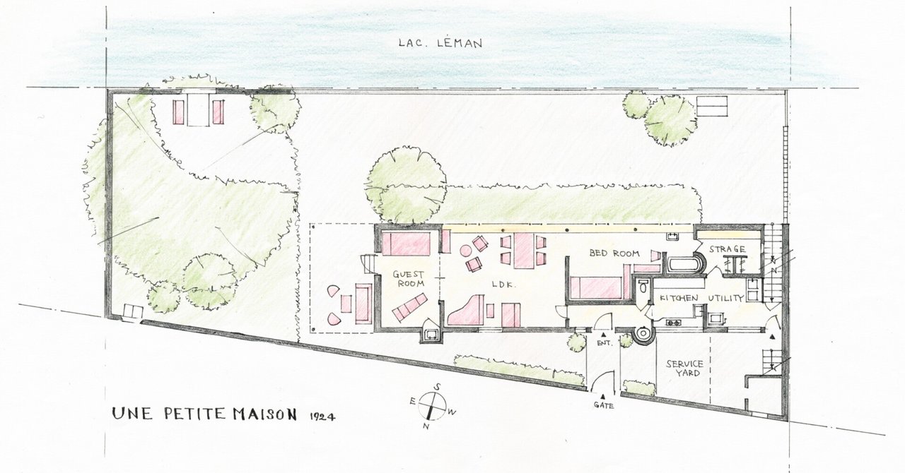模型　ル・コルビュジエ　母の家　小さな家　1/100 模型 ル・コルビュジエ 母の家 小さな家 1/100 - メルカリ