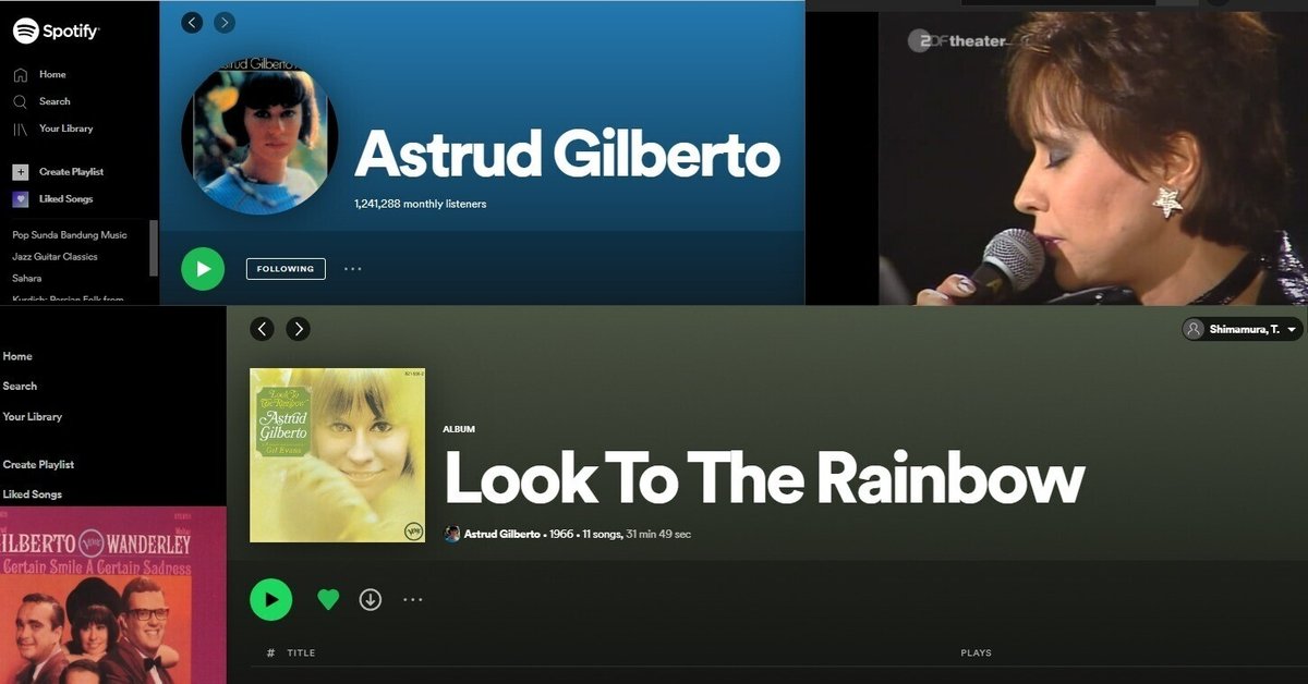 アストラッド・ジルベルト：Astrud Gilbert 