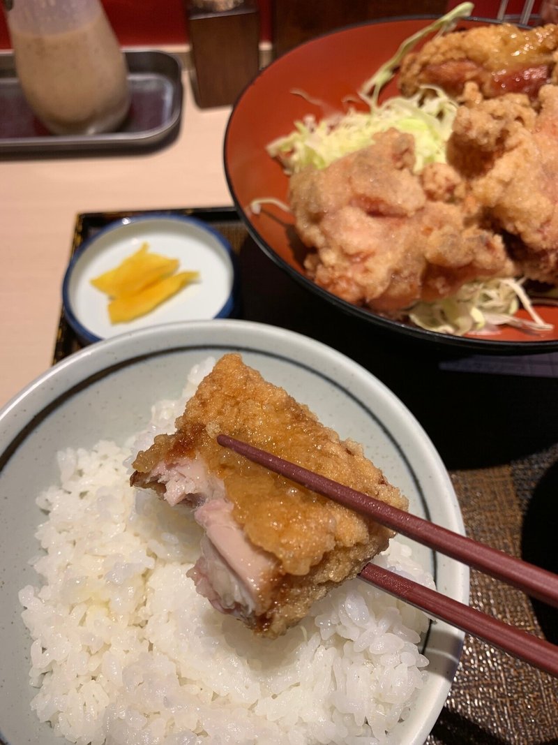 バター醤油から揚げ (6)