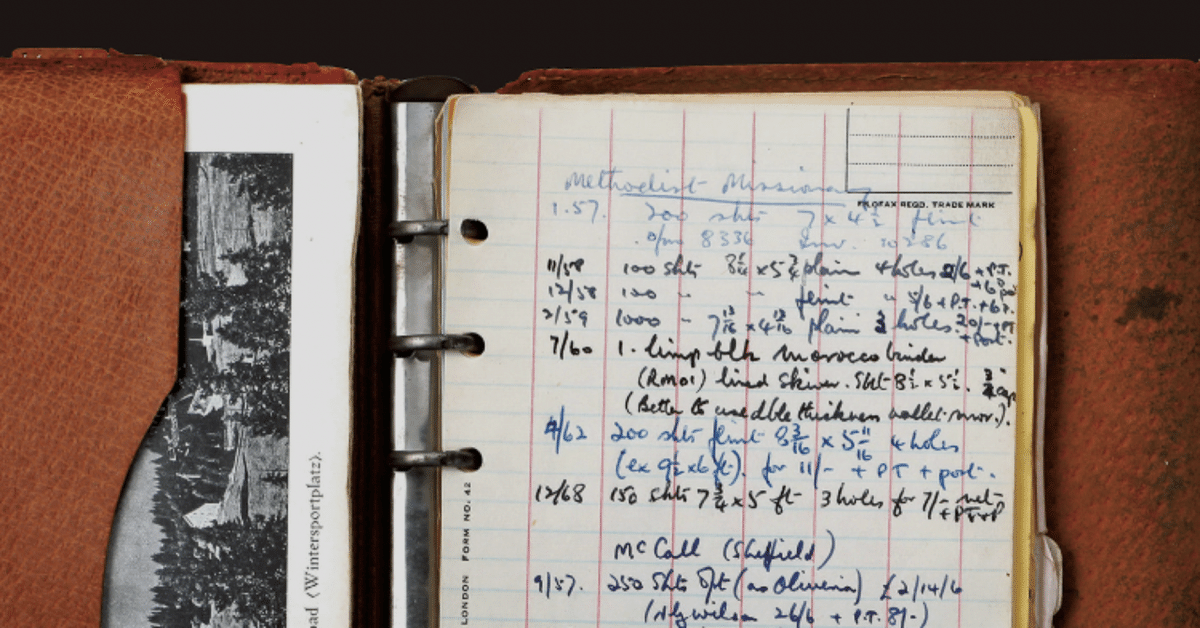 20年前のシステム手帳を再利用する話。｜kana99