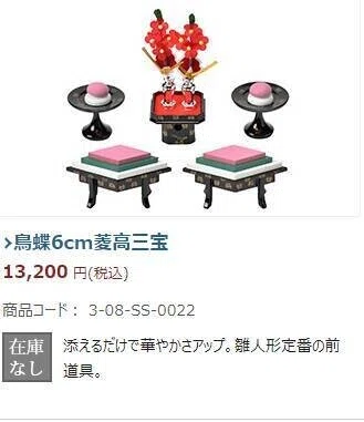 お雛様の小物