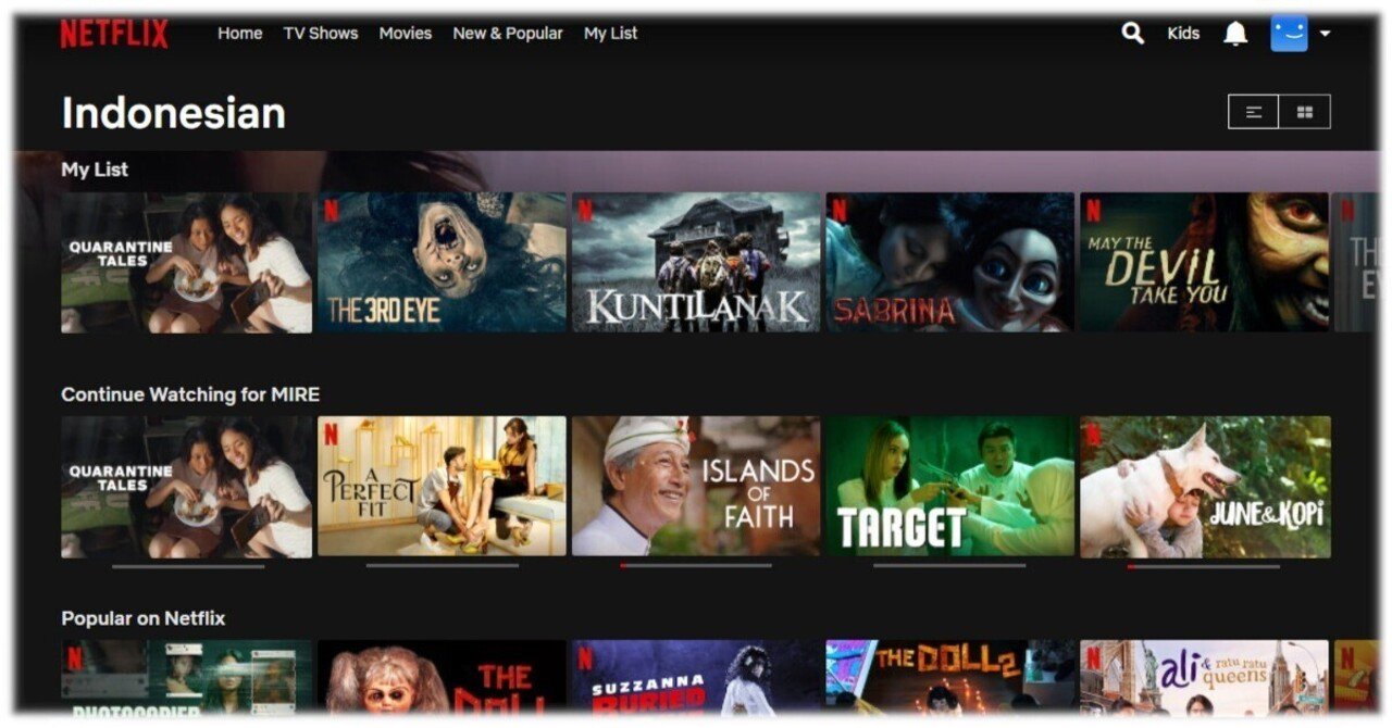 Netflixで英語字幕で見るインドネシア映画 みれのスクラップ Note
