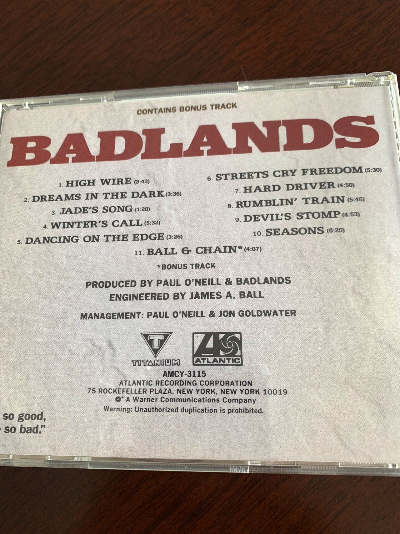 【3ED】Badlands ①