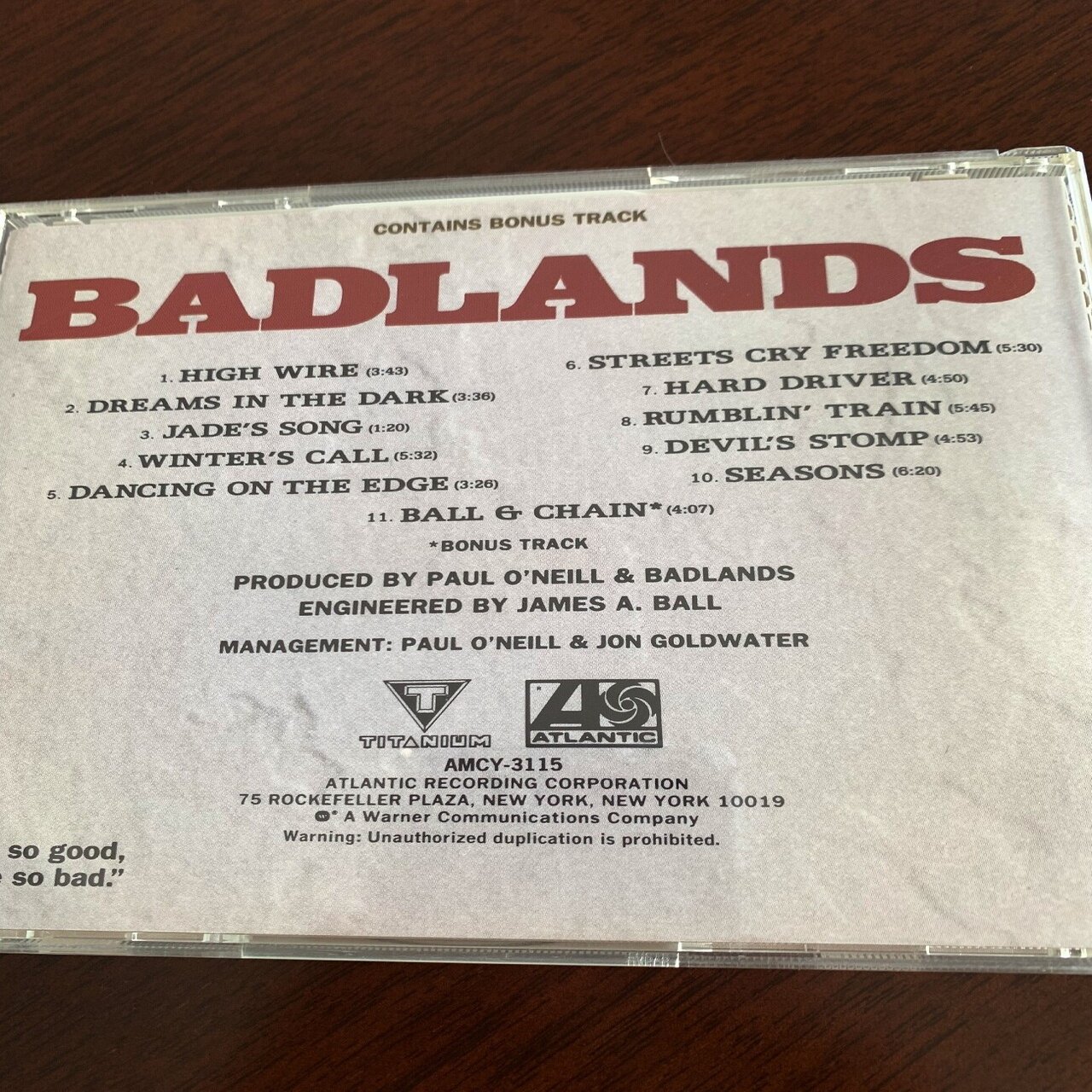ブルージーなジェイクは末永く聴ける深さがあった 『Badlands