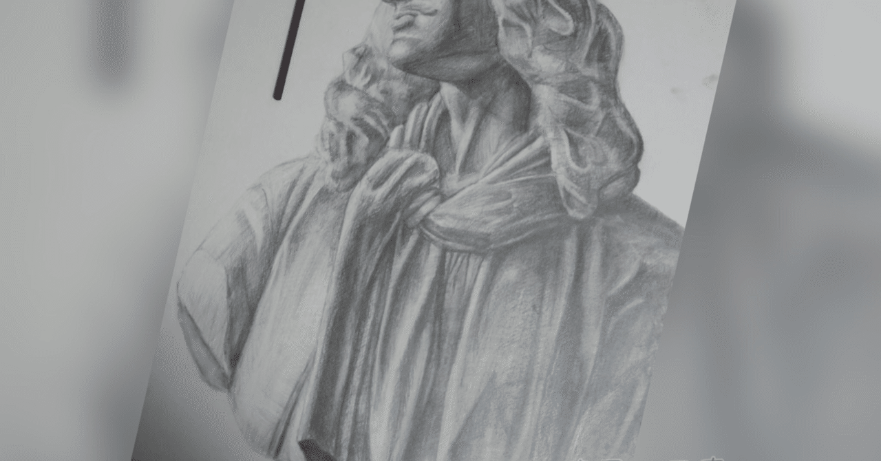 鉛筆デッサン｜風鷹