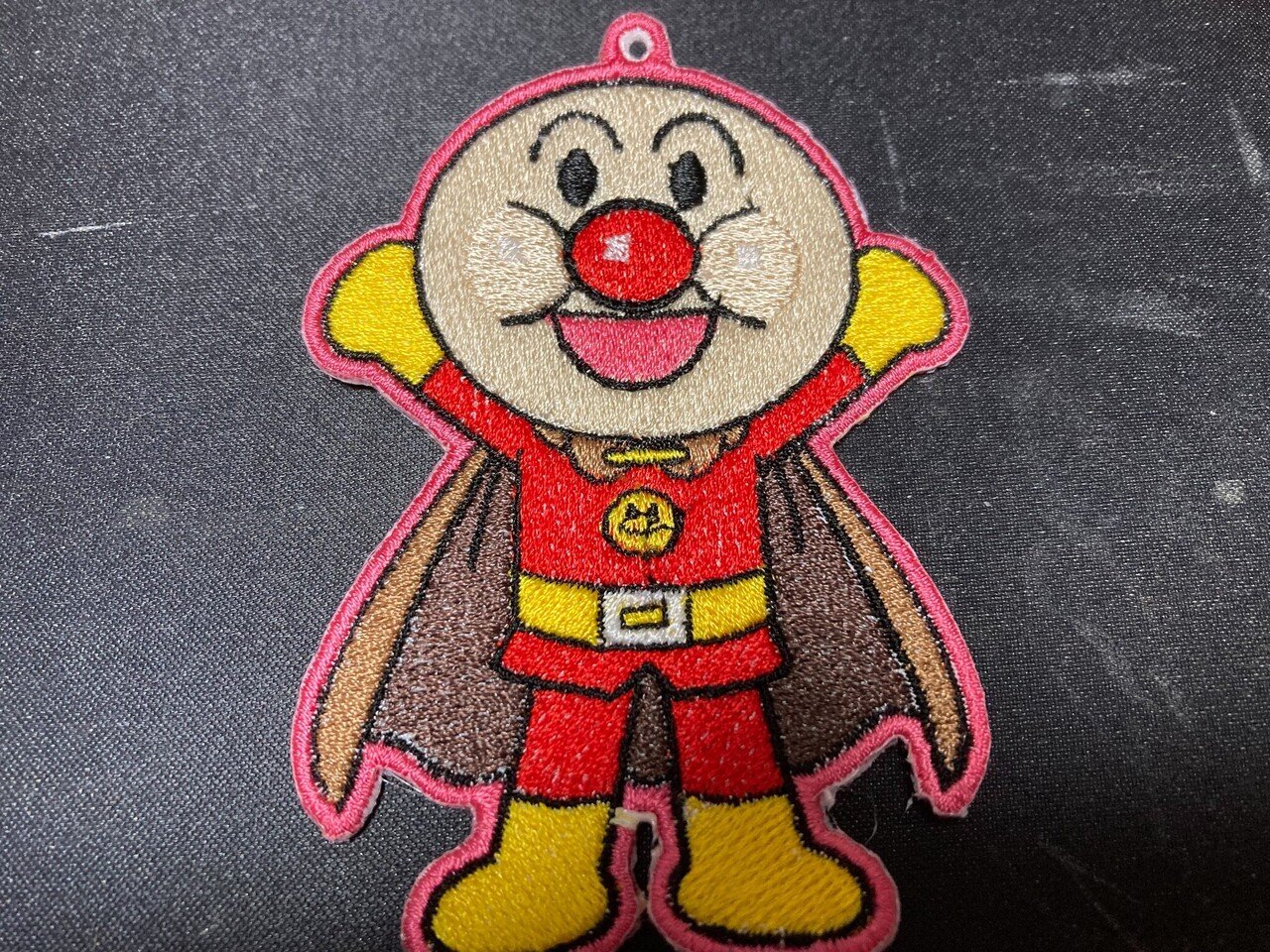 アンパンマン刺しゅうキーホルダー作成完成② -ハンドメイド実践日記