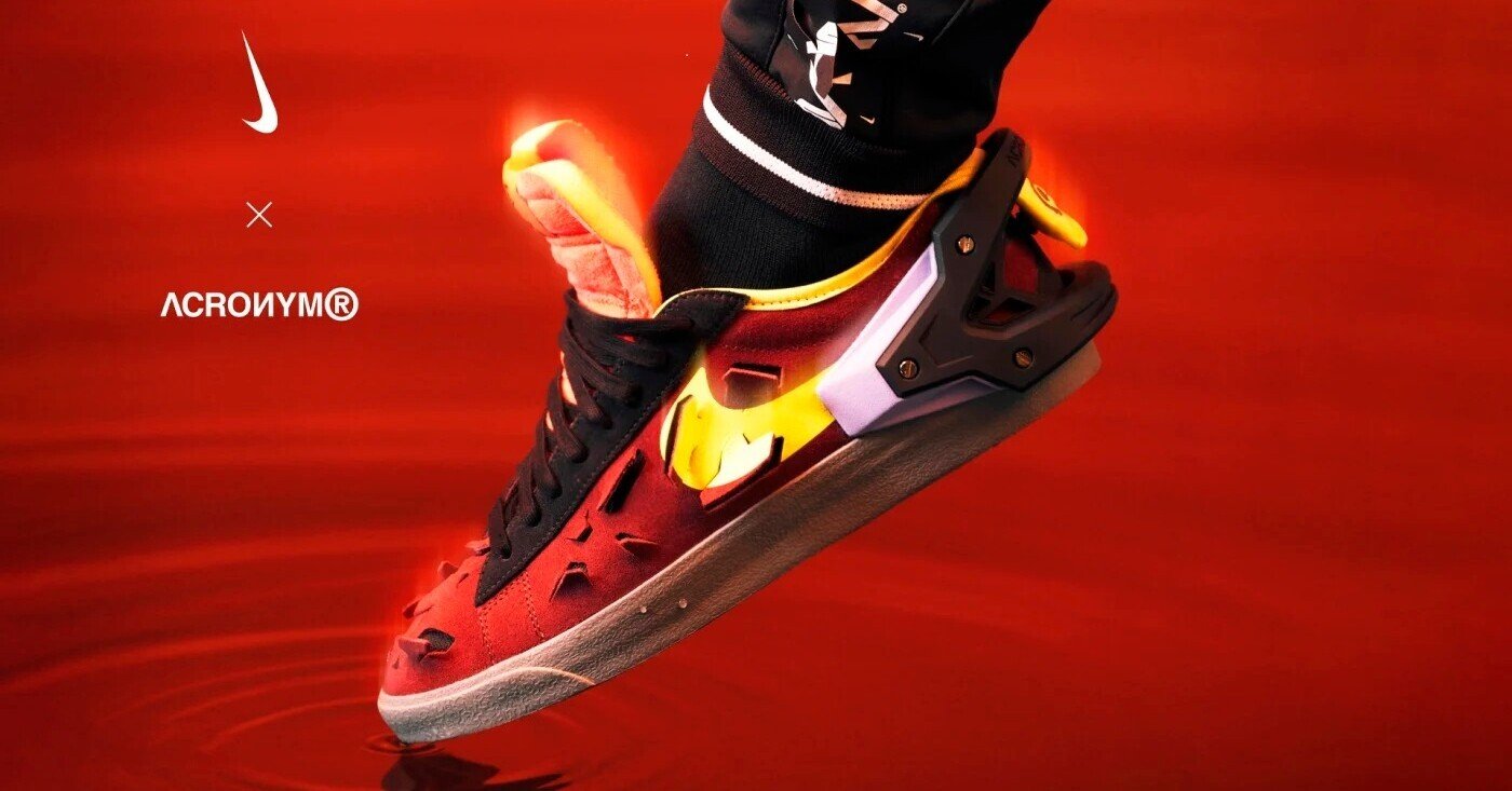ACRONYM × Nike Blazer Low "Black"  最終値下げ
