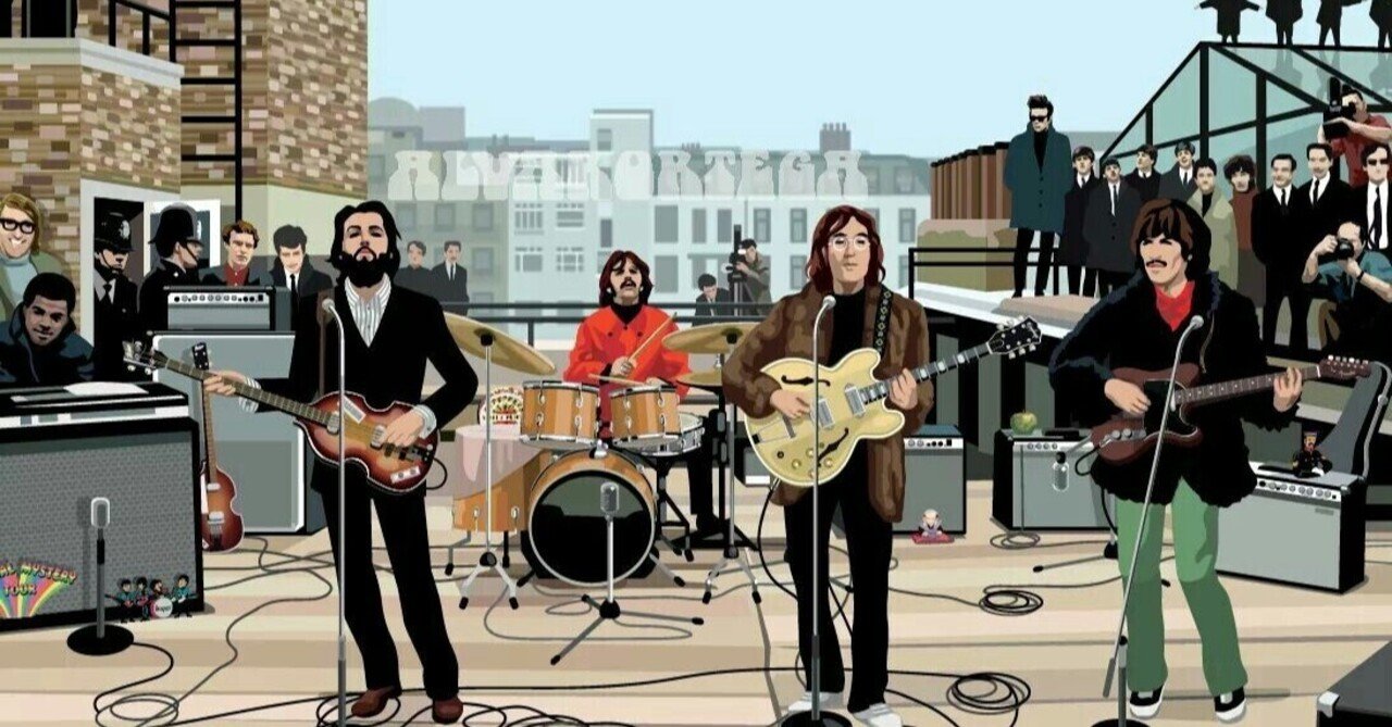 The Beatles Get Back ルーフトップコンサート を観て 寝起きちゃん Note The Beatles Get Back ルーフトップコンサート を観て 寝起きちゃん Note