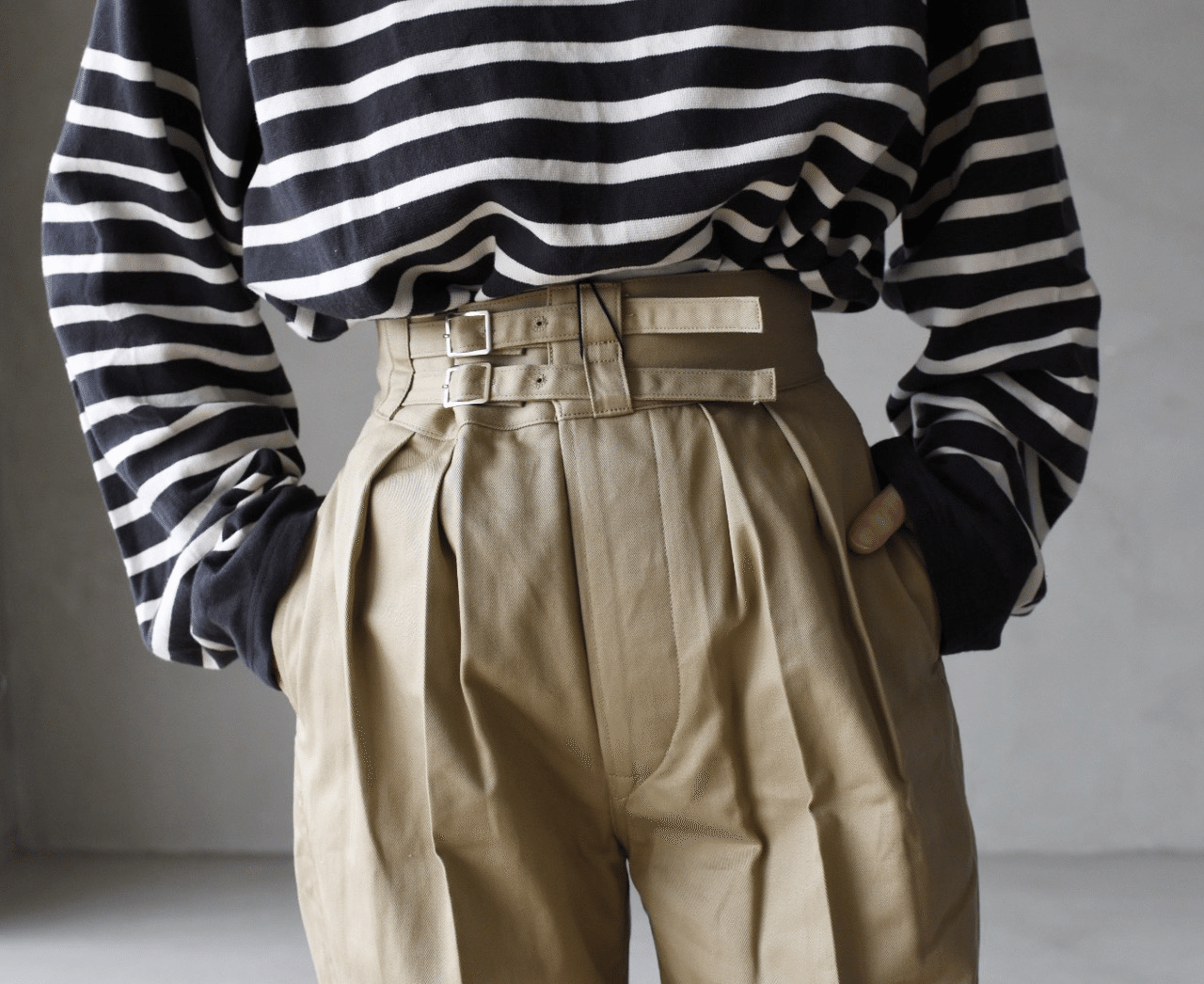 LENOのグルカトラウザー『サイズ比較』｜lbr_kyoto