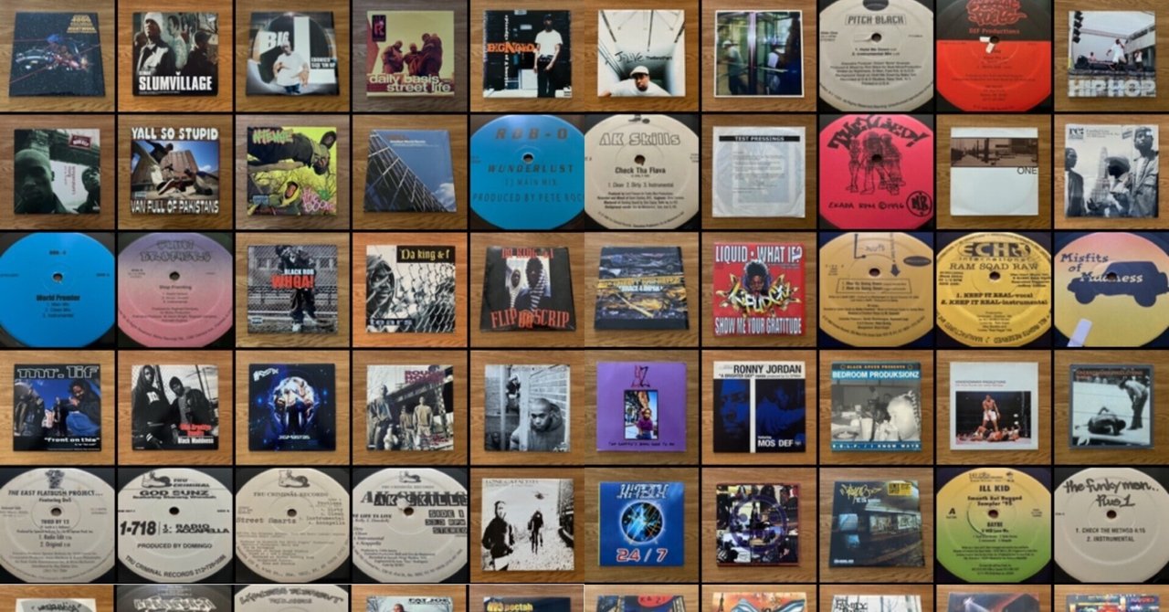 A-D】 600 HIPHOP VINYL RECORDZ -CLASSICS OF THE 90's n 00's- BY