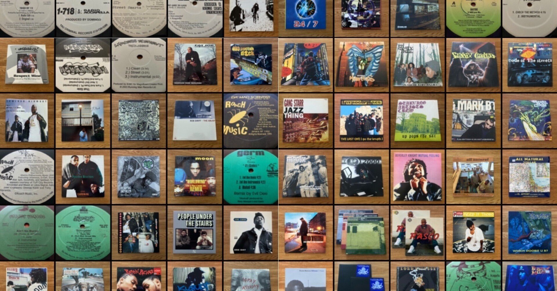 Q-T】 600 HIPHOP VINYL RECORDZ -CLASSICS OF THE 90's n 00's- BY SHOTAHIRAMA  ｜shotahirama