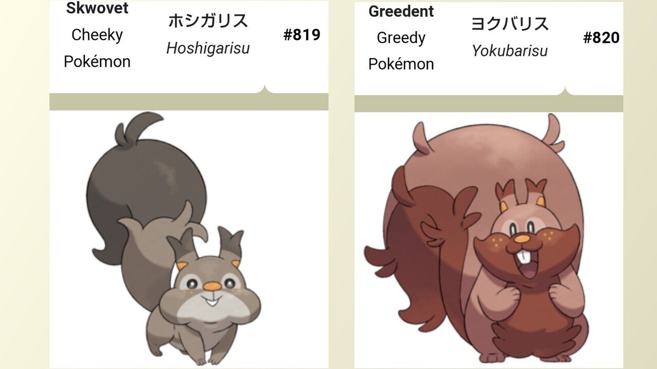 分類の英語名全部見ていく日記 第8世代編 リユルン Note