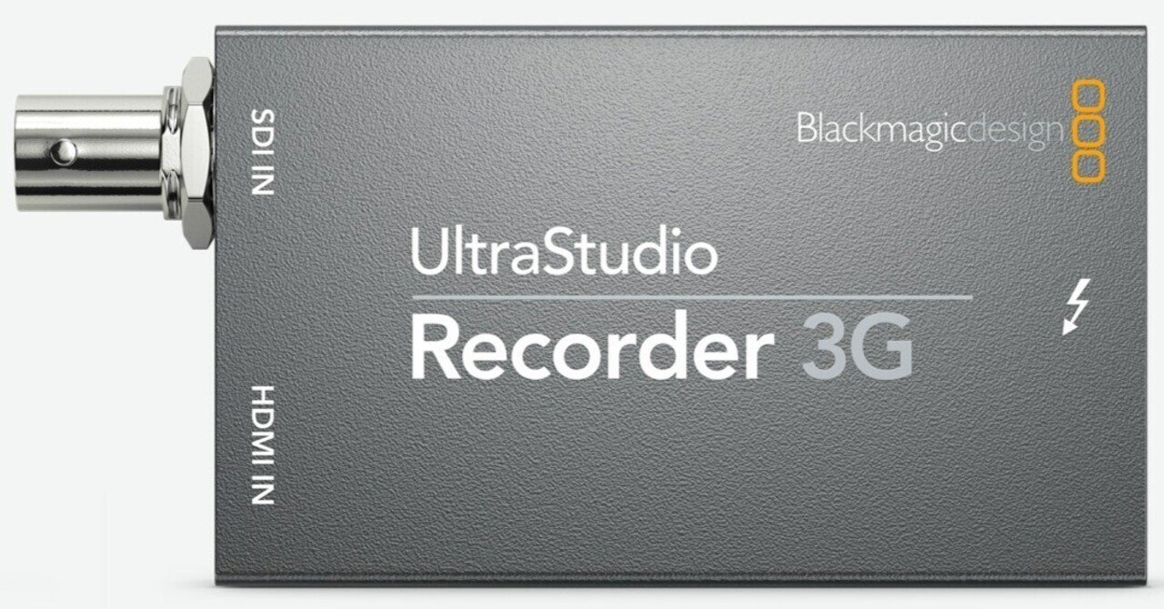 Thunderbolt4搭載WinノートでUltraStudio Recorder 3Gを使う｜xin