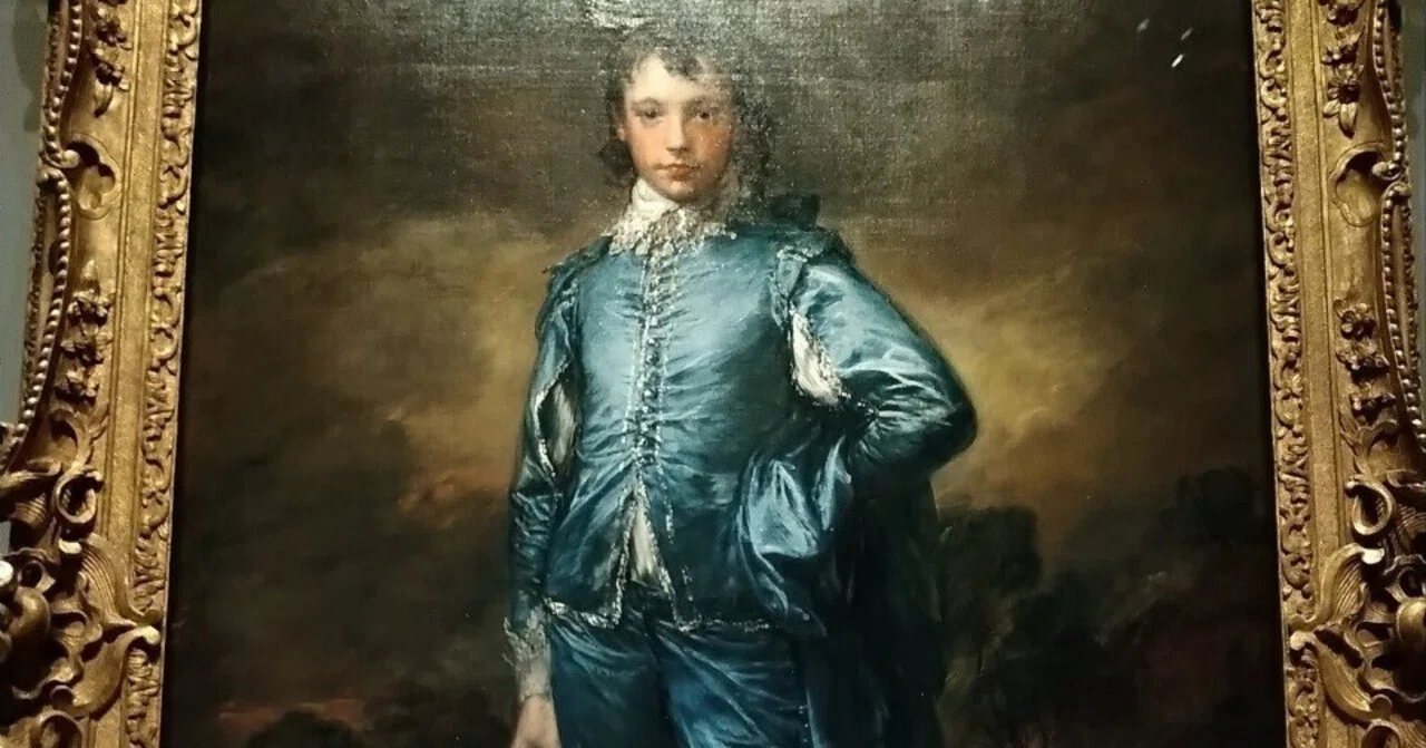 Boy painting ゲインズボロー ブルーボーイ 青衣の少年