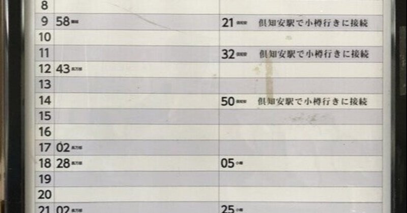 心に残って「しまった」言葉たちの置き場:なんで時刻表見ないの？