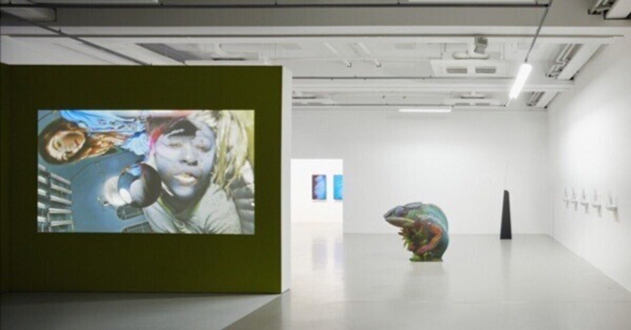 現代アート「時を考える人」（3D painting） 未来 印