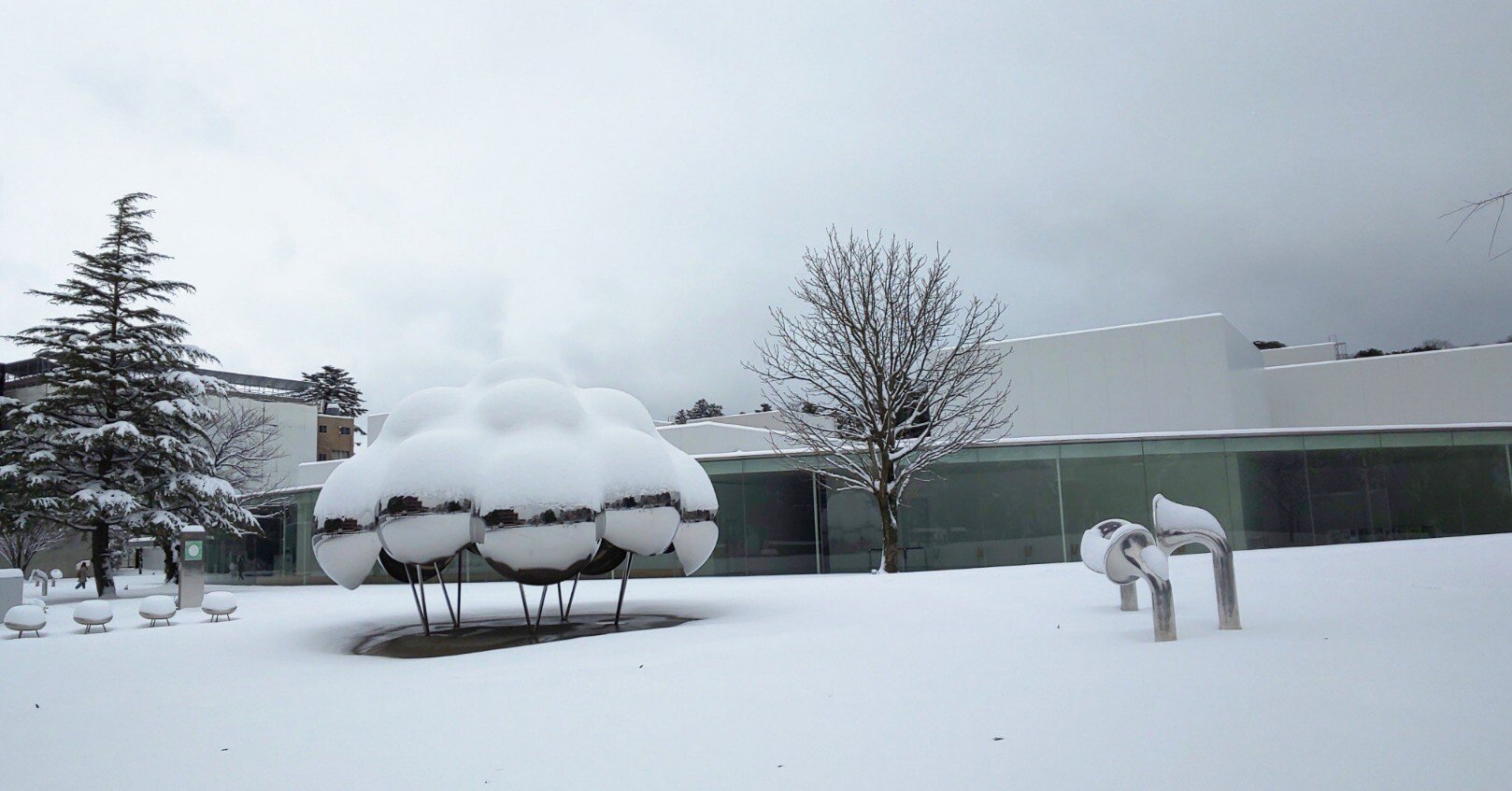 O-21 雪景の図 冬の風景 掛軸 尚文 000000004465_wIH6gkv.jpg