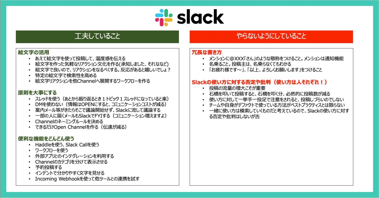 Slackを リモートワーク率99 のチームで 2年間使ってきた中で模索 工夫していること やらないようにしていること キク 外資系it企業で営業中 Note