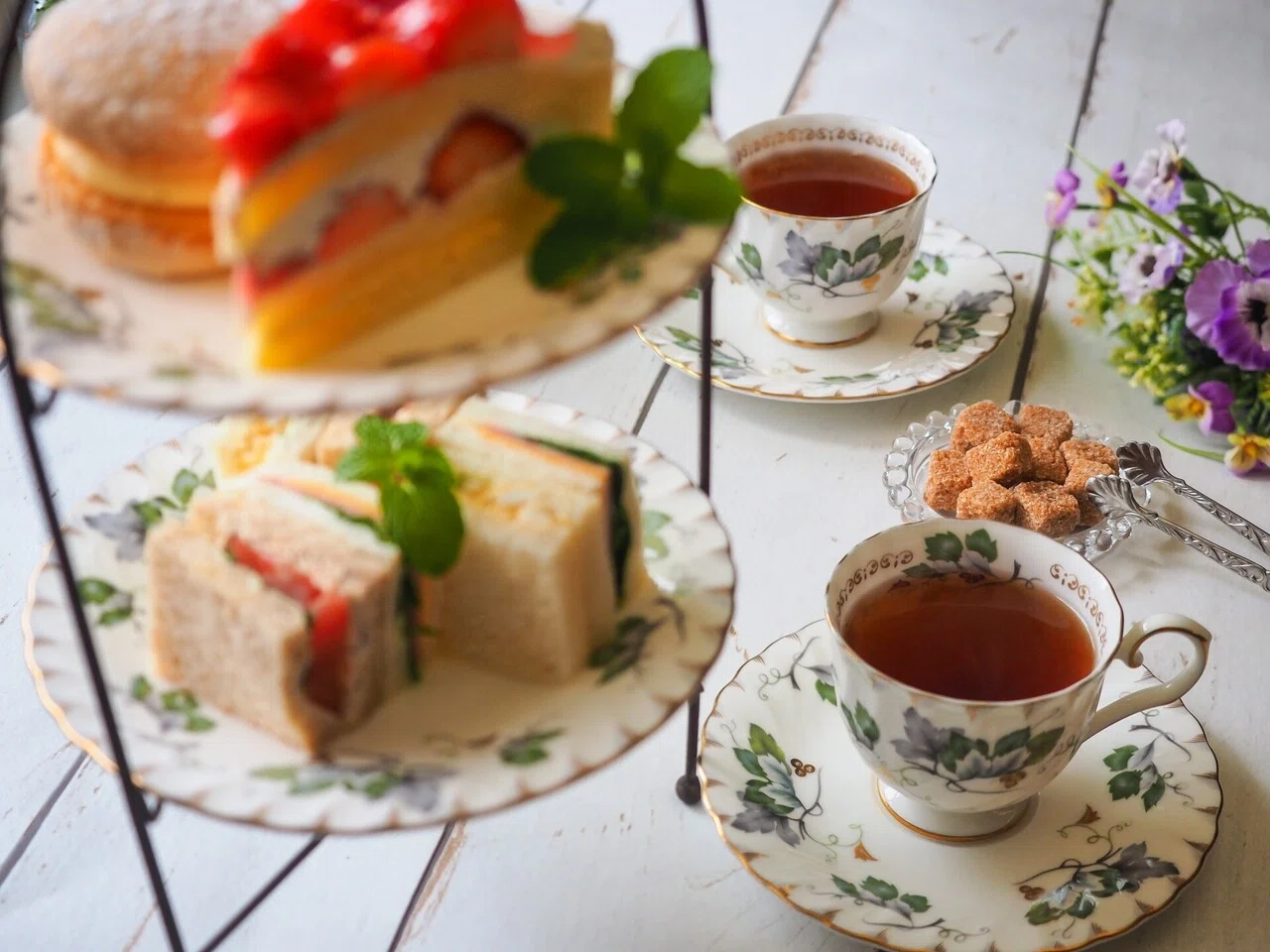 S*a様  Bashful lam Afternoon Tea Enjoy an 'At-Home Afternoon Tea' with Brewable Fruit and Blooming