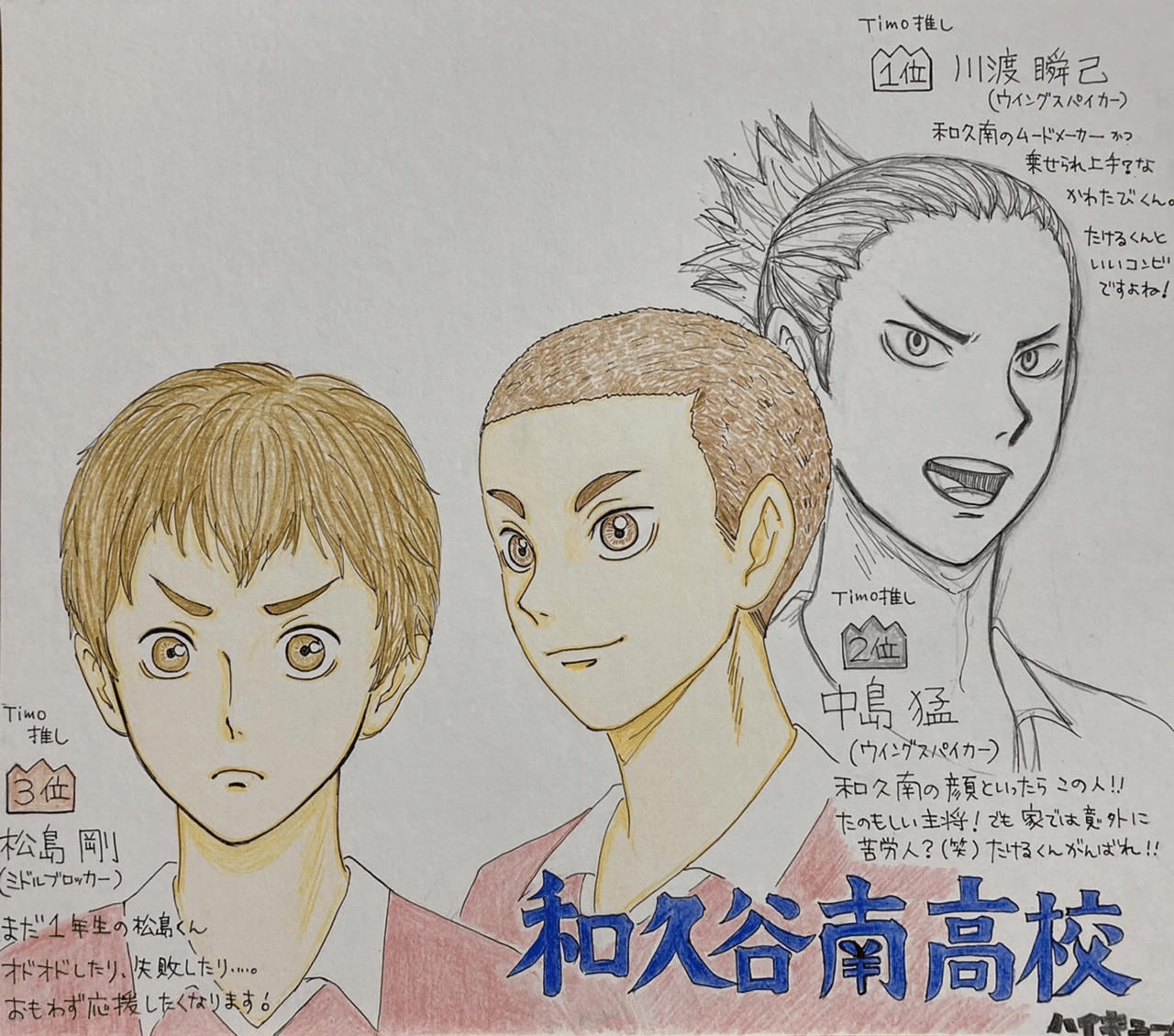 古館春一先生 ハイキュー より 和久谷南高校 Timo推しランキングbest 3 第1位 Part Timoの絵描き場 Note 古館春一先生 ハイキュー より 和久谷南高校 Timo推しランキングbest 3 第1位 Part Timoの絵描き場 Note