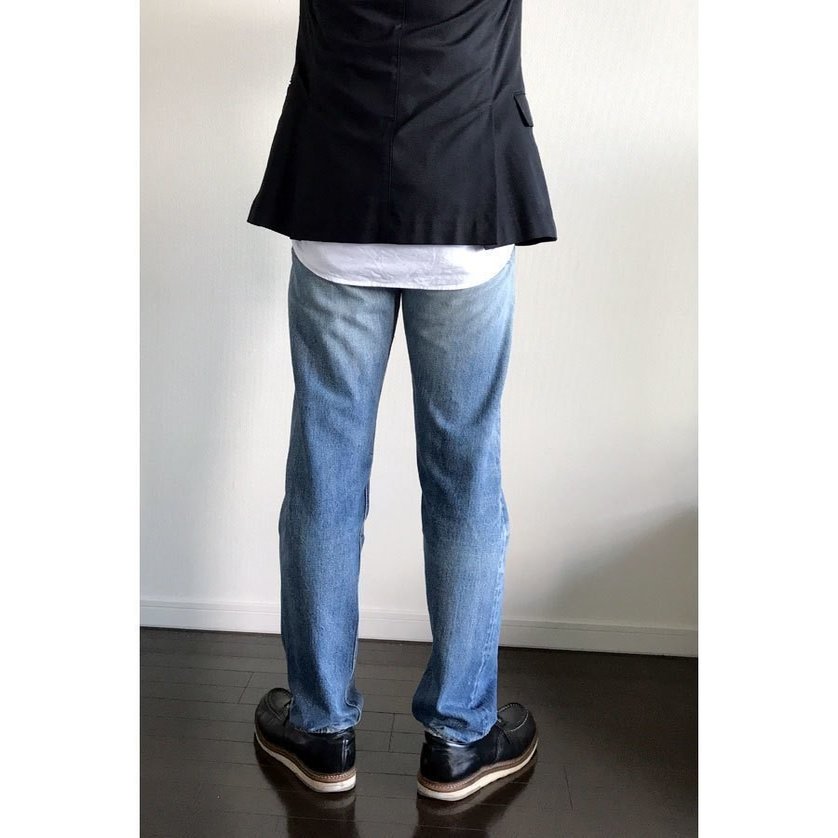 ユニクロと無印良品のオックスフォードボタンダウンシャツの着用イメージ 完全精度の白シャツへのサイズ調整 Nobujirou Note