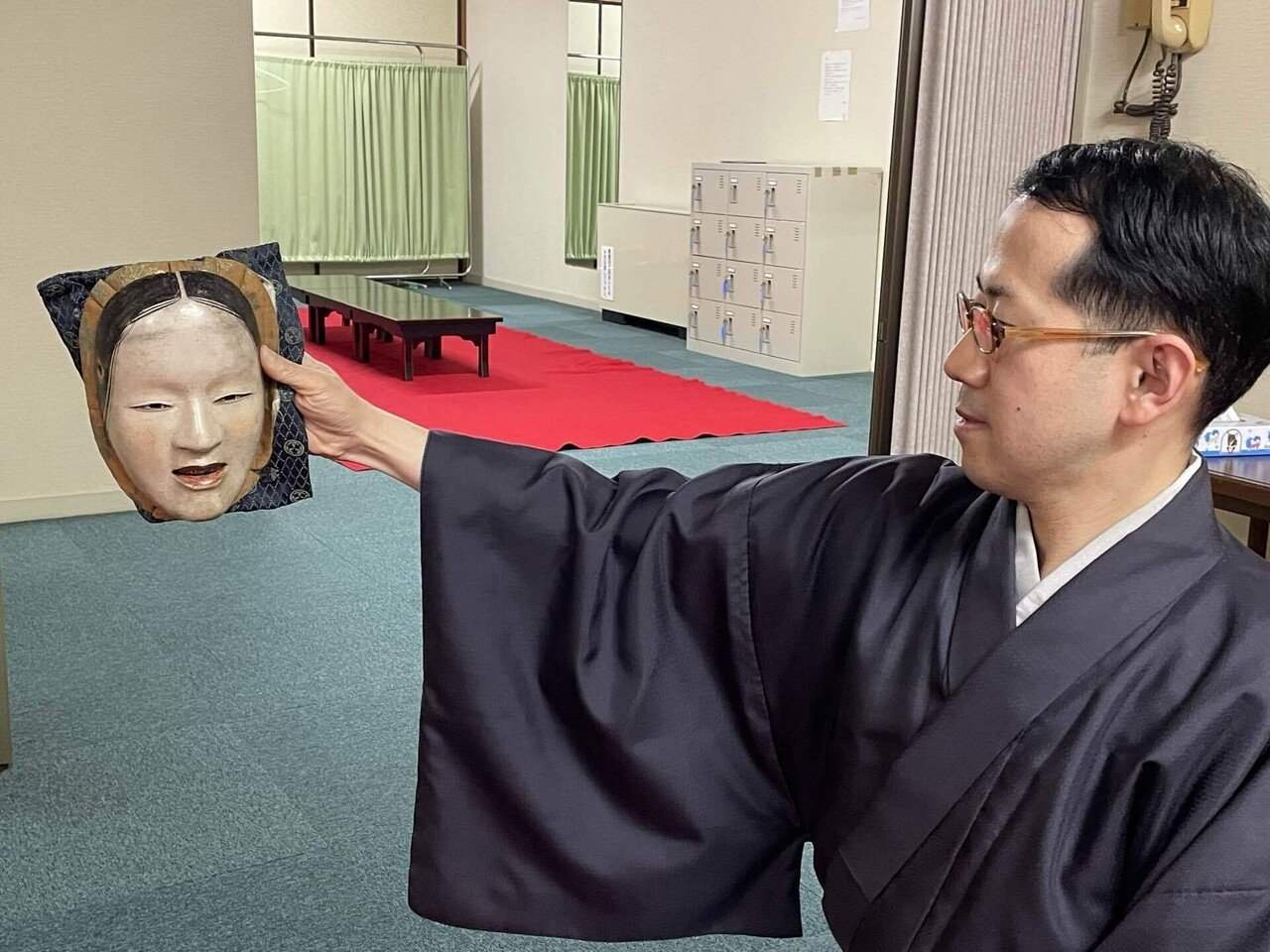 能面 泣増 烙印あり 美品(K2) 私の推し面②【藪克徳 先生】｜宝生能楽堂