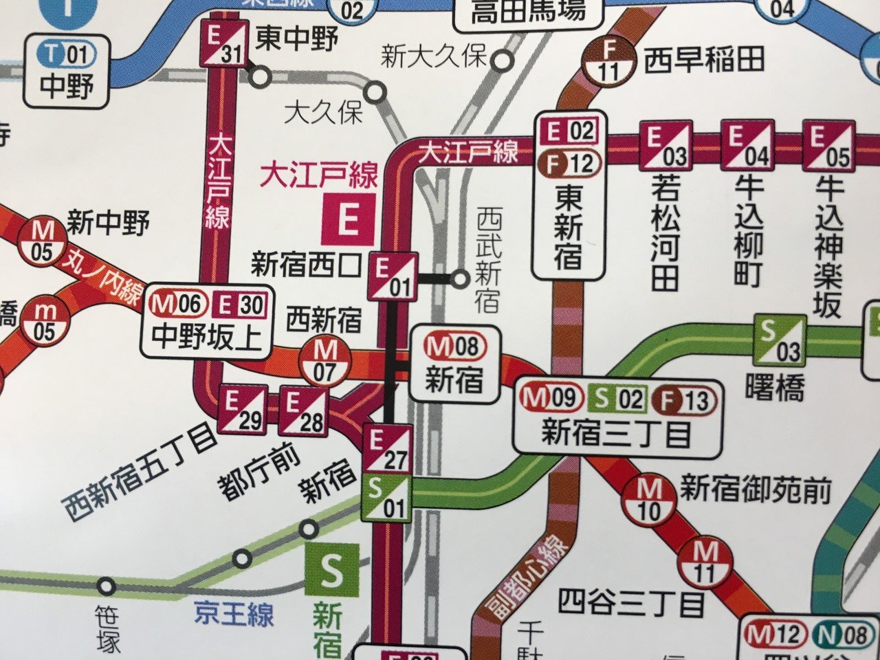 地下鉄路線図の縦じまと横じま｜井上マサキ