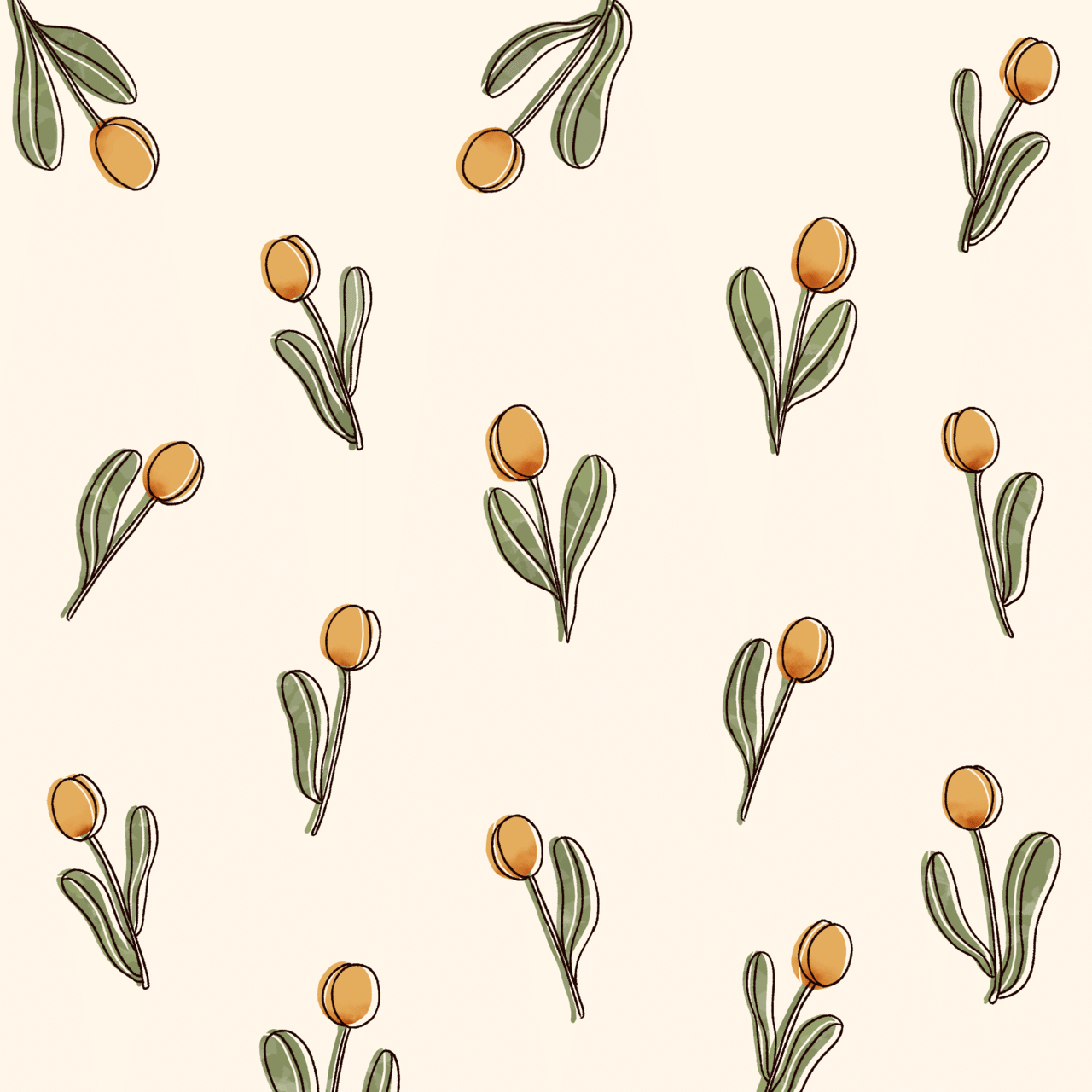 Ipad壁紙イラスト チューリップ 水都ミナ みなとみな Note Ipad壁紙イラスト チューリップ 水都ミナ みなとみな Note