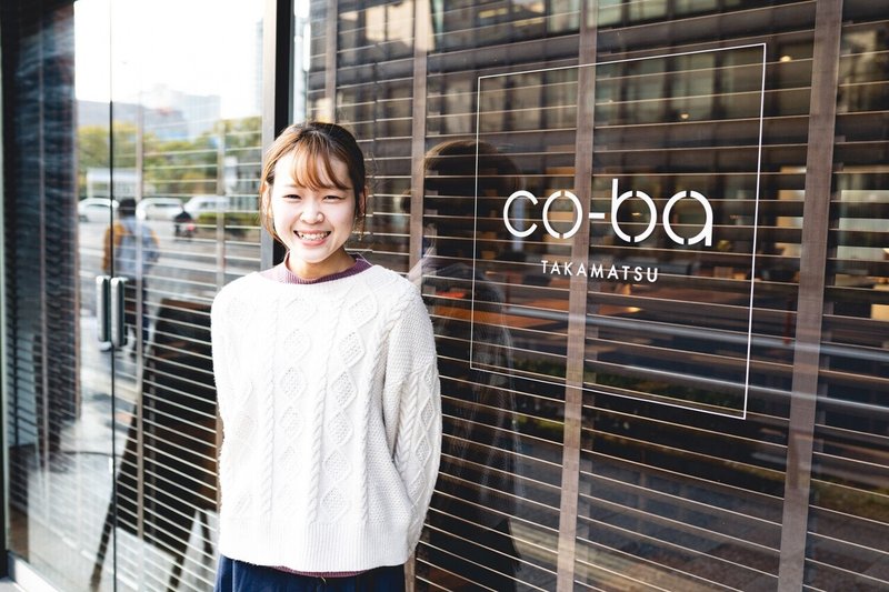 co-ba　店舗前