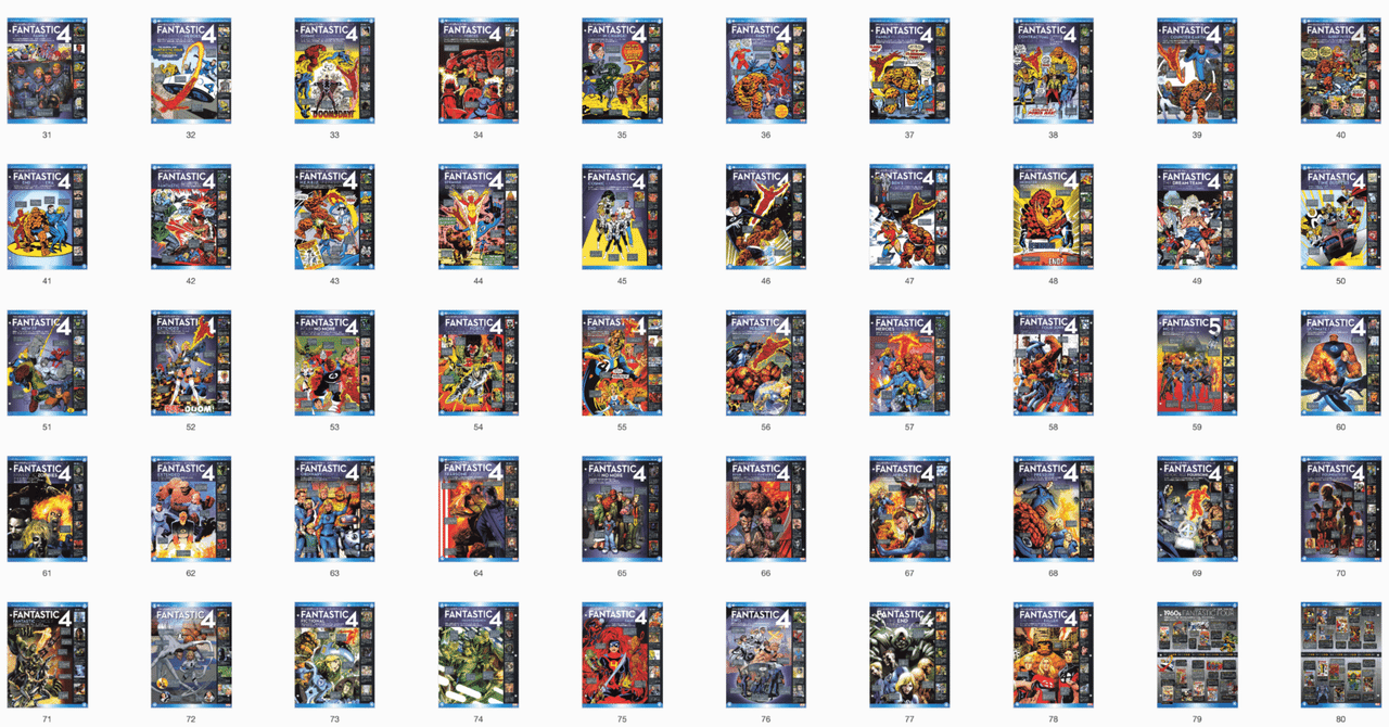 MARVEL ファクトファイル全200巻コンプリートセット