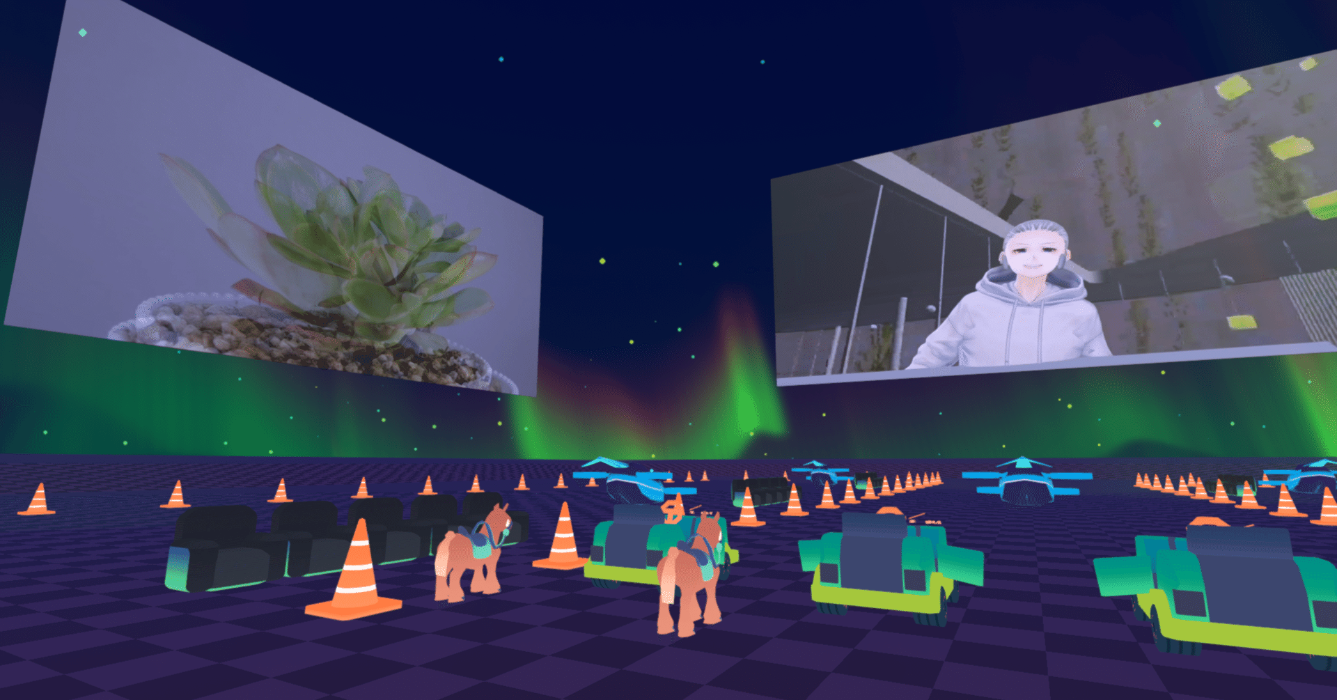 Oculus Quest 2 (Meta Quest 2)でClusterのワールドに入って音楽（楽器